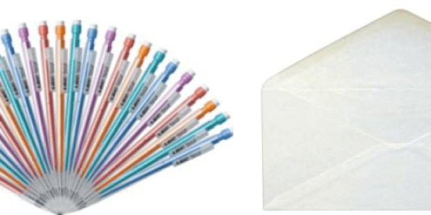 Staples: BIC Mechanical Pencils 24 Pack Only $3 & Staples Envelope 500 Pack Only $3