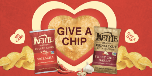 Kettle Chips Valentine Sweepstakes: 1,400 Win 5-Pack of Kettle Chips ($25 Value)