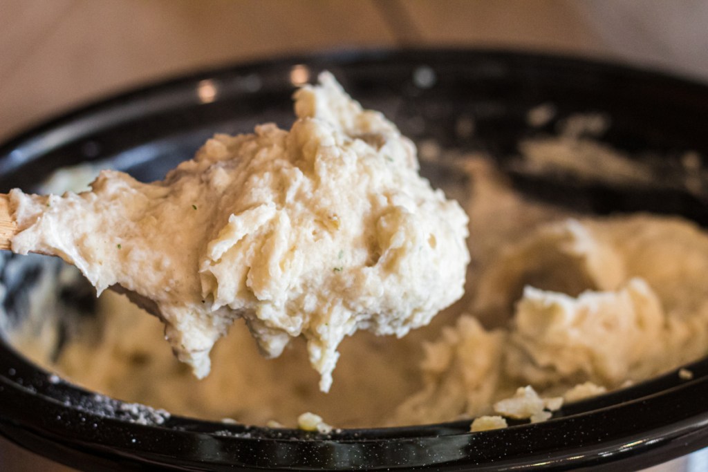 spoonful of mash potatoes