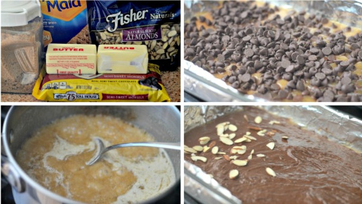homemade almond roca easy holiday treat &ndash; four steps in making the recipe