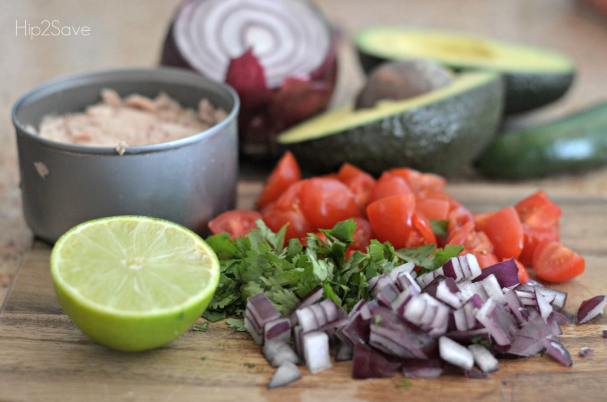 Easy tuna ceviche