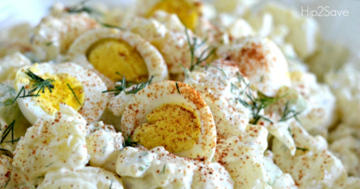 pressure cooker potato salad with egg