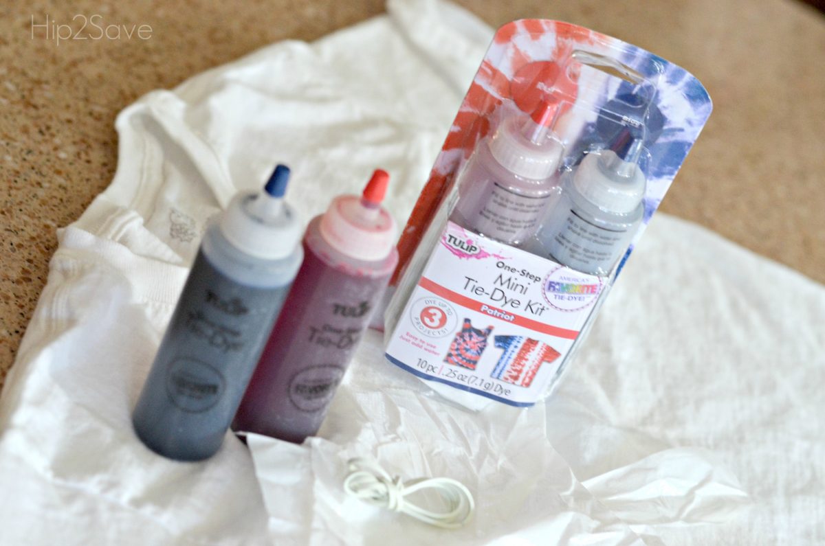 Red White & Blue Tie Dye Shirts by Hip2Save.com
