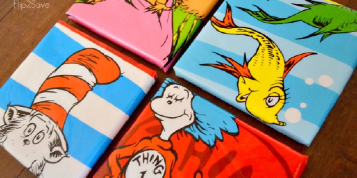 Dr. Seuss Wall Art Created from $1 Reusable Bags (Super Easy & Budget-Friendly)