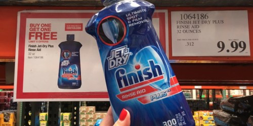 Costco: Finish Jet-Dry Rinse Aid LARGE 32 Ounce Bottles ONLY $5 Each + More