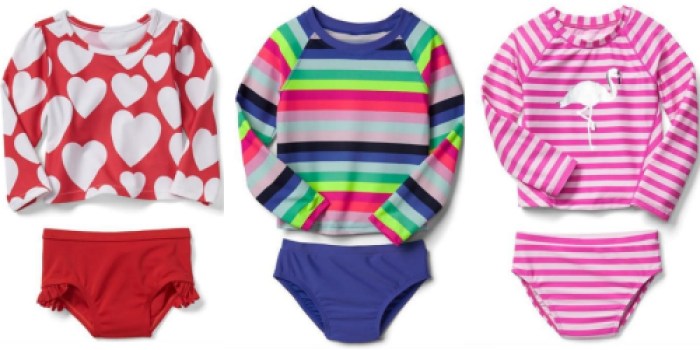 Gap.com: 40% Off Everything + Extra 25% Off = Rashguard Swim 2-Piece Sets Only $13.25 (Reg. $29)