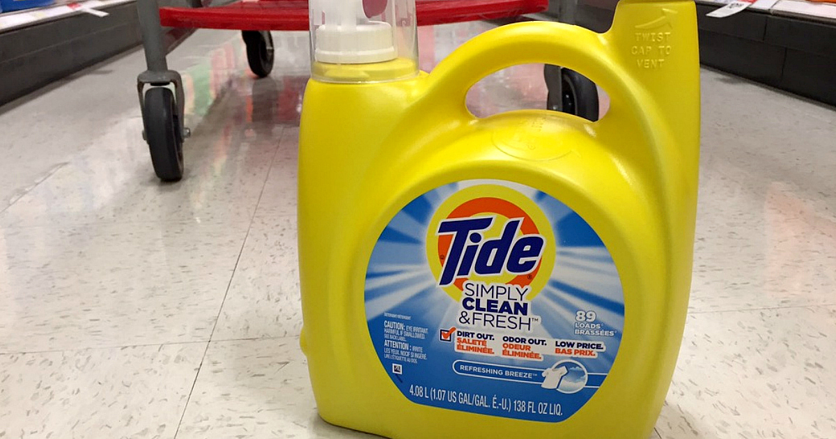 Tide Simply Clean & Fresh Refreshing Breeze Liquid Laundry Detergent 128oz