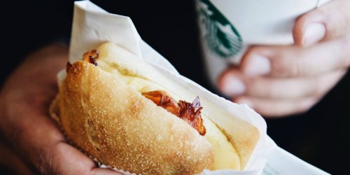 Possible FREE Starbucks Breakfast Sandwich w/ Purchase for Reward Members (Check Email)