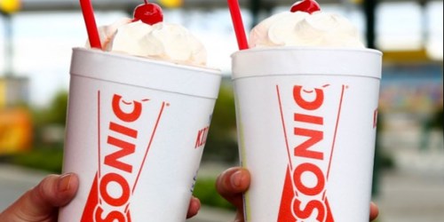 FREE Sonic Shake w/ Burger Or Hot Dog Purchase