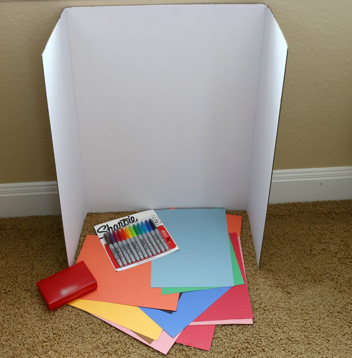 Dollar Tree Back to School hacks &ndash; stock up on poster board, markers, and paper 