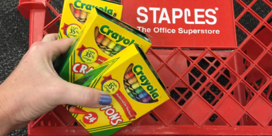 *HOT* $50 Worth of Crayola Products FREE After Staples Rewards