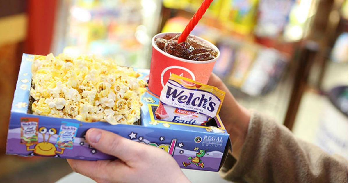 discounted kids summer movie offers &ndash; snack tray with a drink