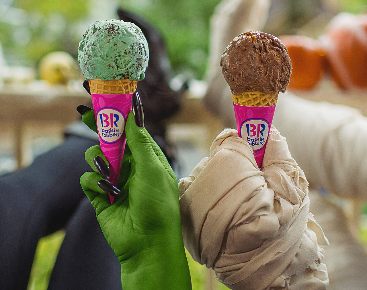 Halloween freebies and deals &ndash; baskin robbins halloween cones