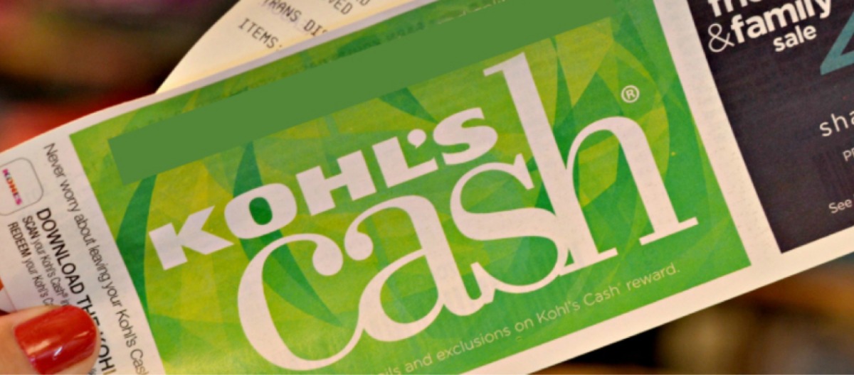 woman holding kohl's cash