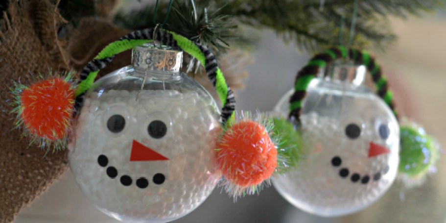15 Easy DIY Christmas Ornaments You Can Make with Clear Balls