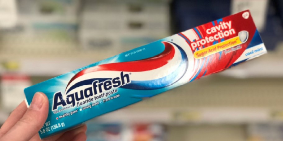 Aquafresh Cavity Protection Toothpaste Just $1 Shipped on Amazon