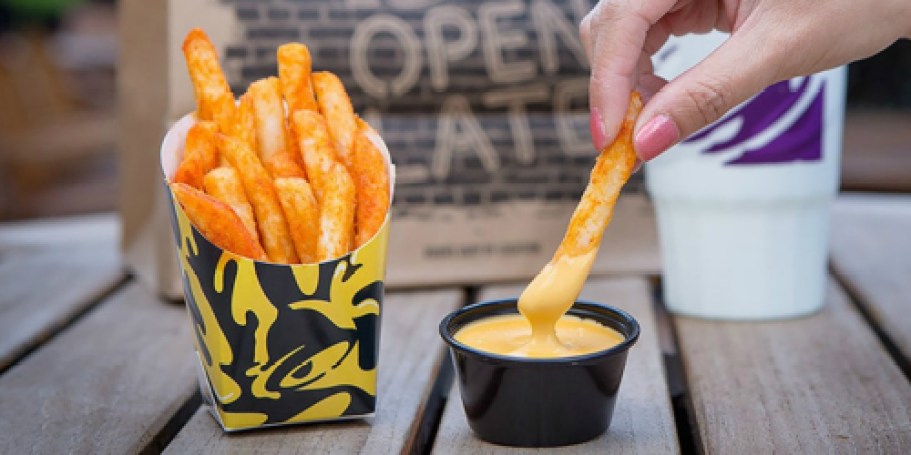 NEW Taco Bell Promo: Free Taco with Purchase AND $1.11 Nacho Fries!