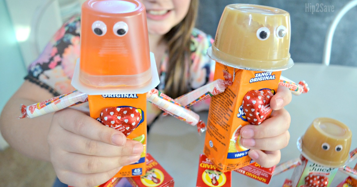 diy valentines robot 