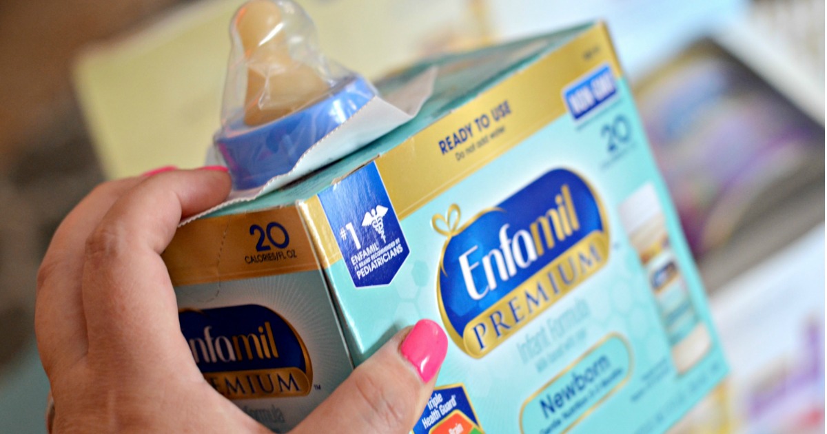 Free Enfamil Baby Box with gifts and offers &ndash; a bottle nipple and enfamil formula