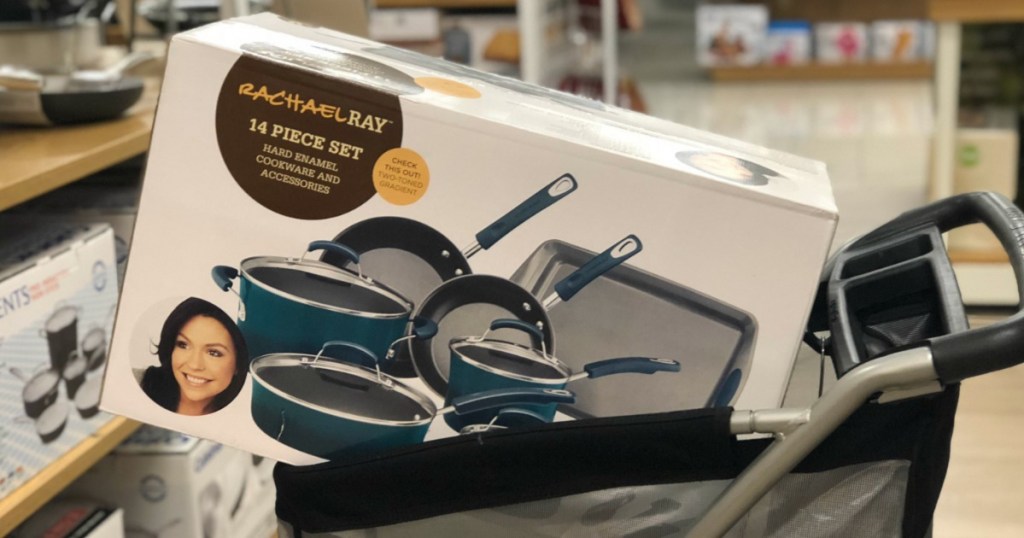 box of rachael ray 14 piece set