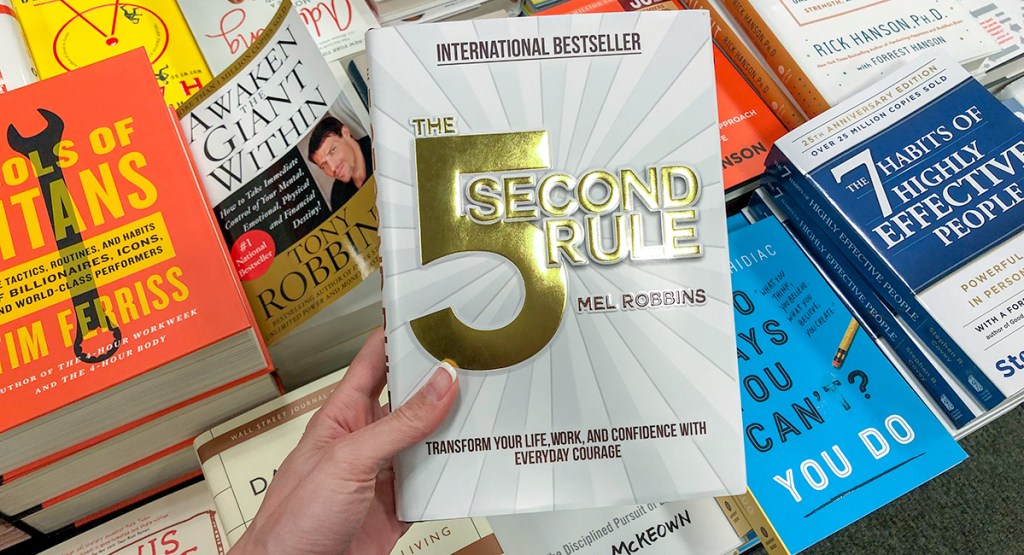 favorite self-help books &mdash; the 5 second rule by mel robbins