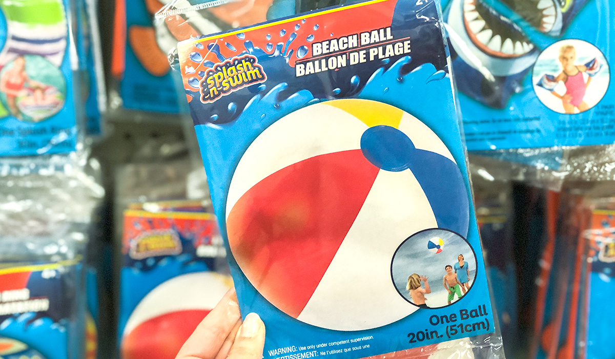dollar tree pool supplies and fun hacks &mdash; beach ball