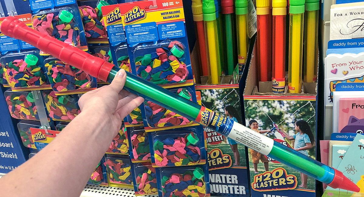 dollar tree pool supplies and fun hacks &mdash; h2o blaster squirt gun
