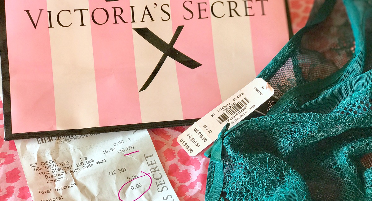 Collin's money-saving shopping tips for Victoria's Secret &mdash; freebie panty