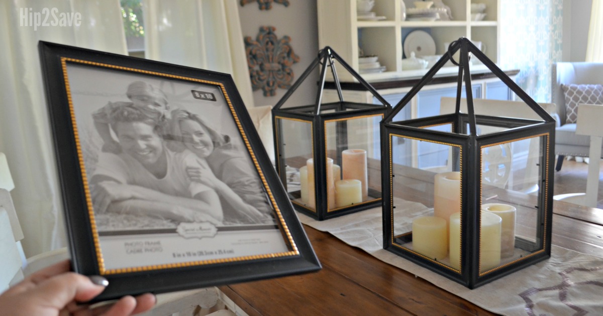 Hip2Save's Top 10 Recipe & DIY Posts of All Time &ndash;&ndash; dollar tree picture frame lanterns