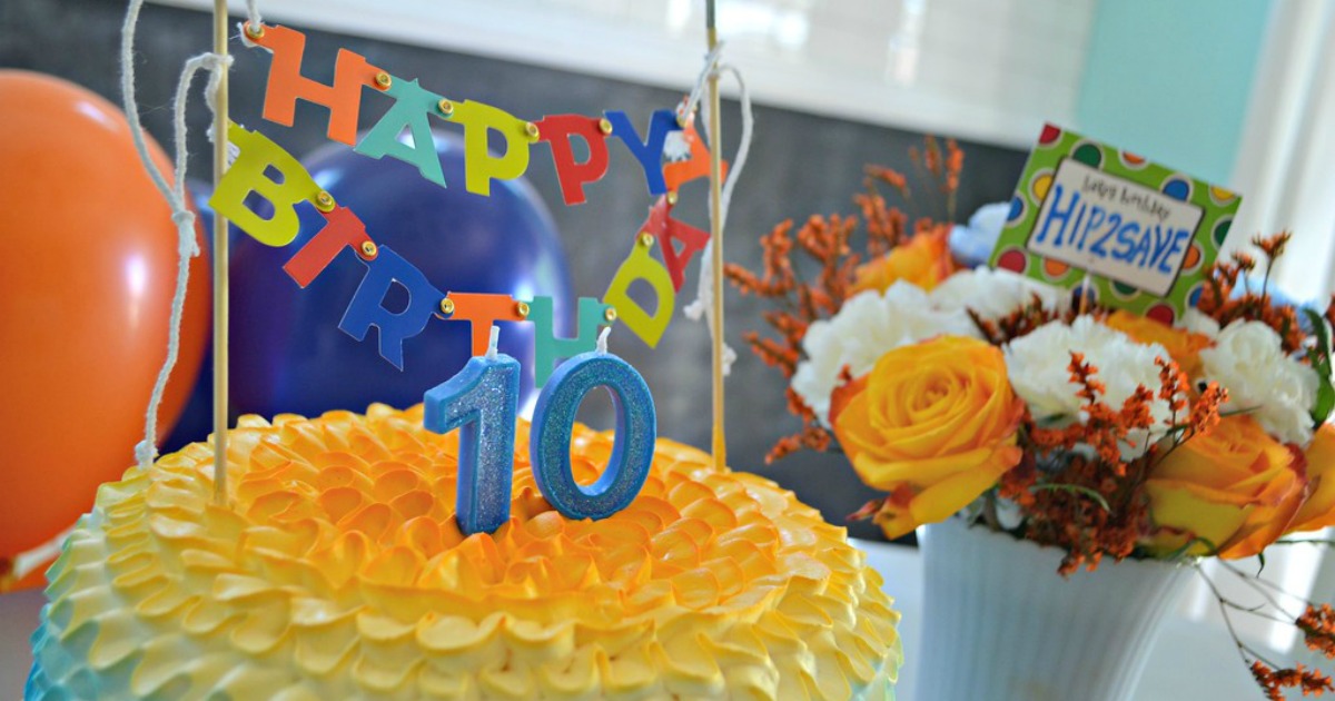 Hip2Save's Top 10 Recipe & DIY Posts of All Time &ndash;&ndash; Celebration cake and flowers