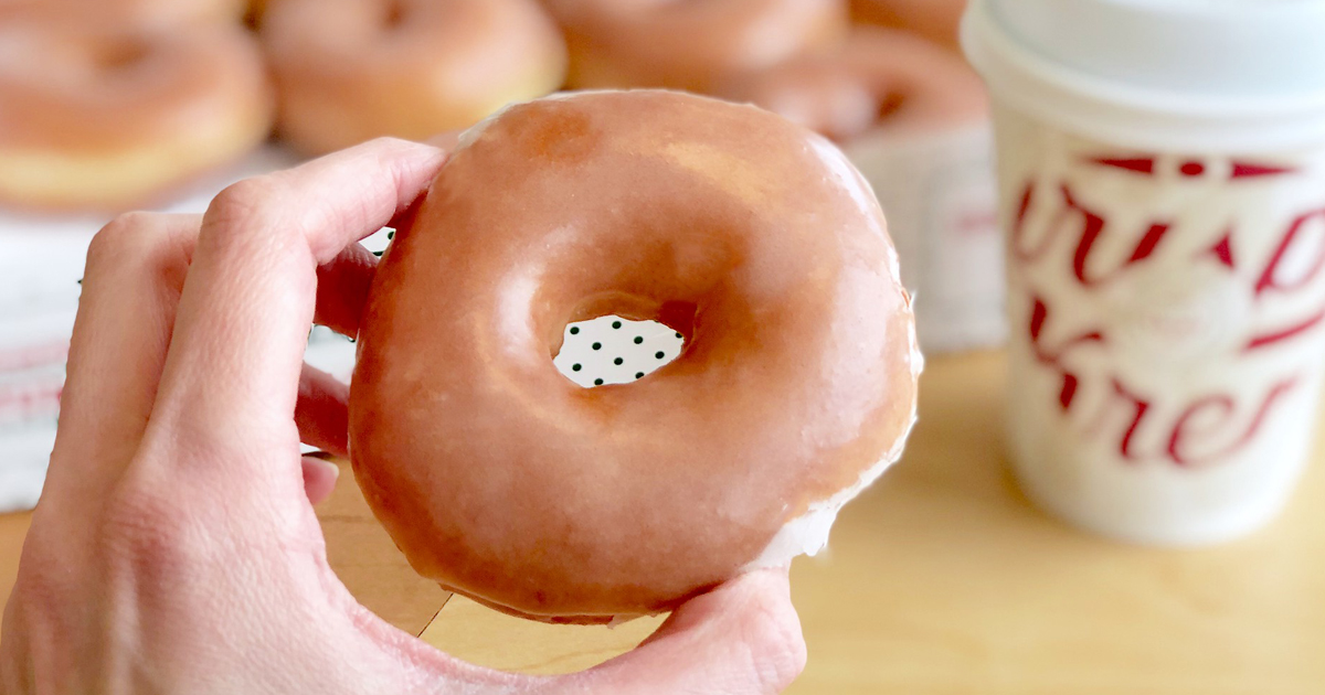 Stores, restaurants, hotels, and other places that offer senior discounts &ndash; Krispy Kreme donut