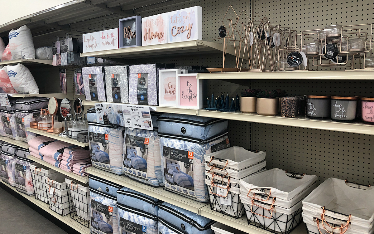 back-to-school college dorm shopping with big lots &mdash; bedding set and dorm room decor coordinates