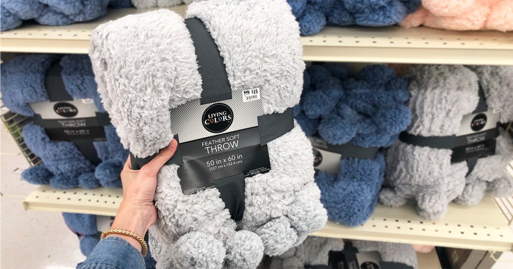 big lots dorm apartment shopping finds &mdash; pom pom blanket
