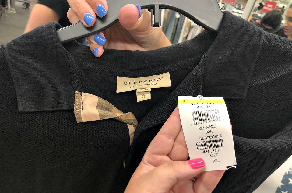  nordstroms last-chance store deals, tips, and tricks &ndash; Burberry polo and price tag