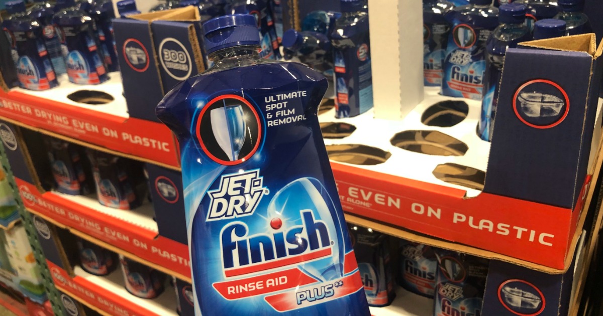 bottle of Finish Jet Dry