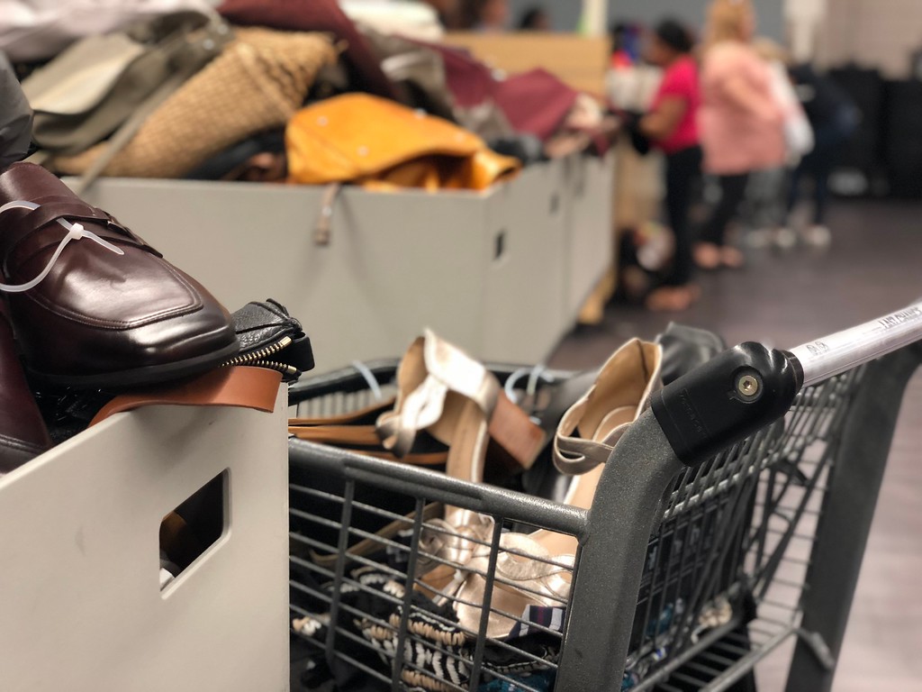  nordstroms last-chance store deals, tips, and tricks &ndash; bins and a shopping cart