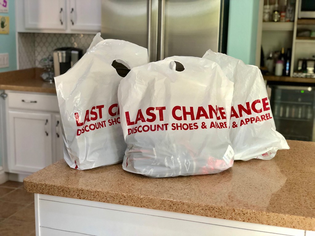  nordstroms last-chance store deals, tips, and tricks &ndash; Last Chance bags on a counter