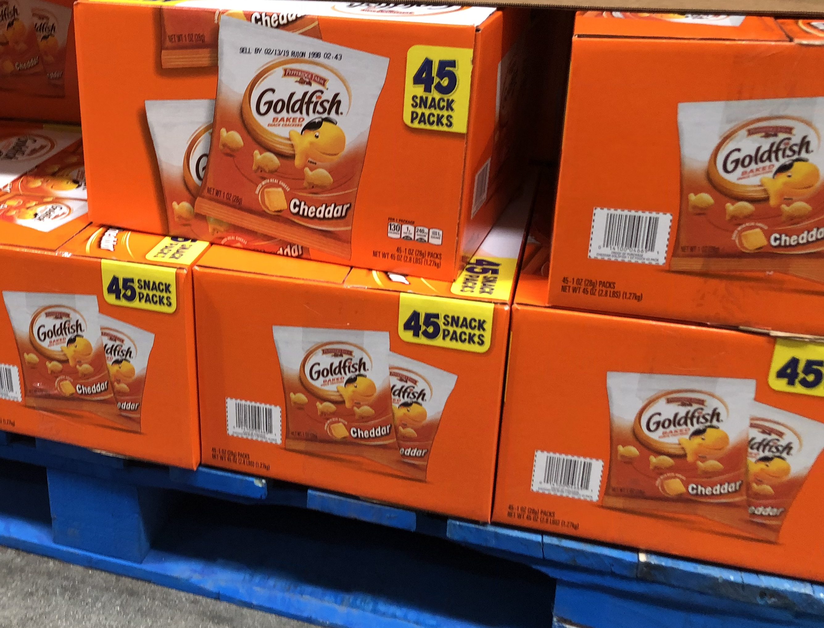 save on back-school snacks, ziploc, and charmin, at costco &ndash; pepperidge farm goldfish costco