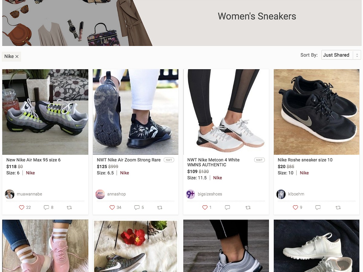 nike best deals and shopping tips &ndash; women's nike sneaker selection on poshmark