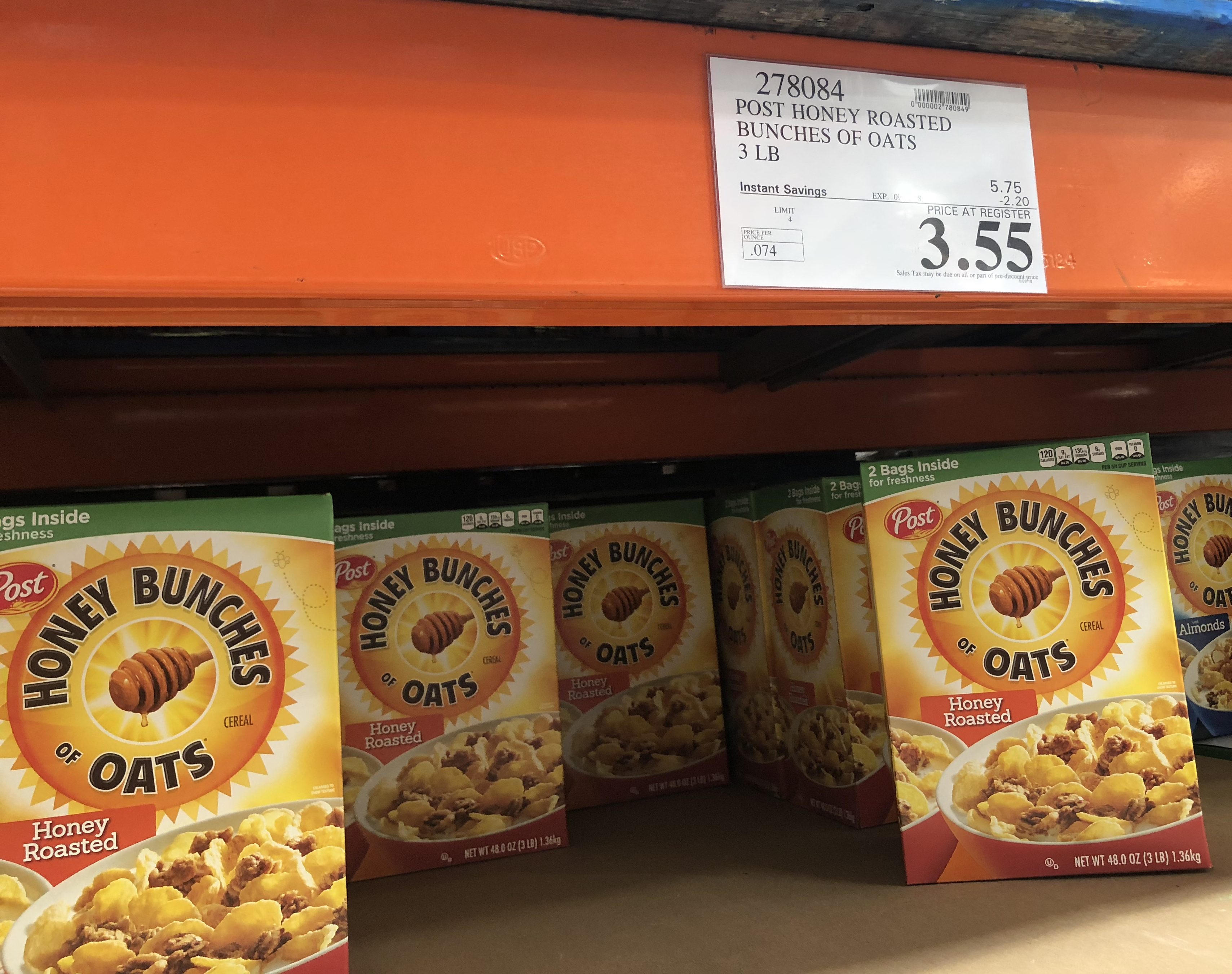 save on back-school snacks, ziploc, and charmin, at costco &ndash; Post Honey Bunches Costco