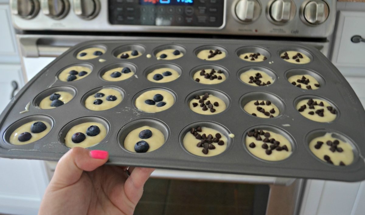 These gluten-free pancake bites are an easy breakfast idea &ndash; ready for the oven