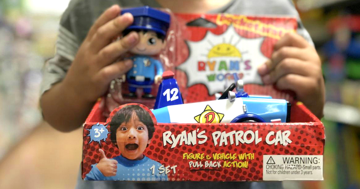 Ryan's World toy line just hit retail stores like Walmart