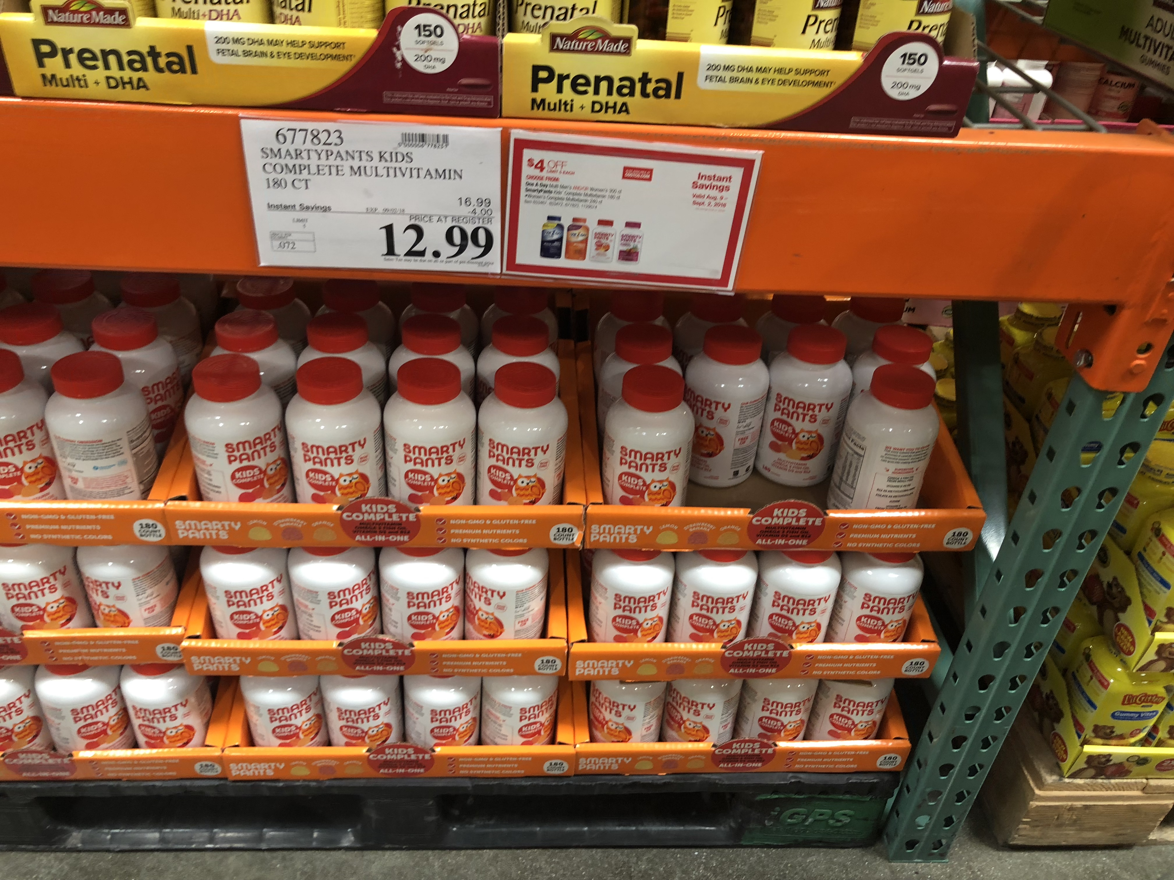 save on back-school snacks, ziploc, and charmin, at costco &ndash; smarty pants vitamins