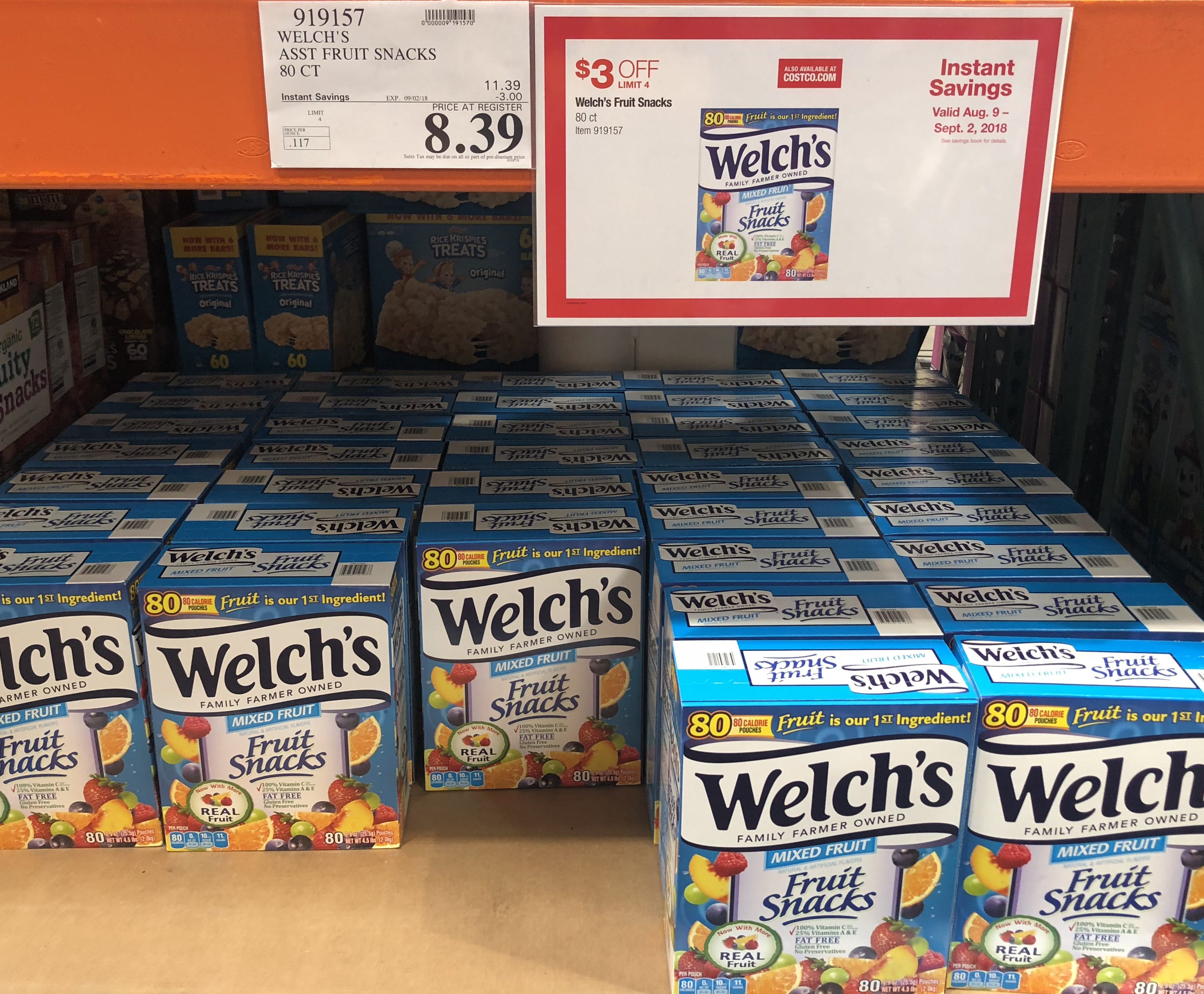 save on back-school snacks, ziploc, and charmin, at costco &ndash; Welch's Costco