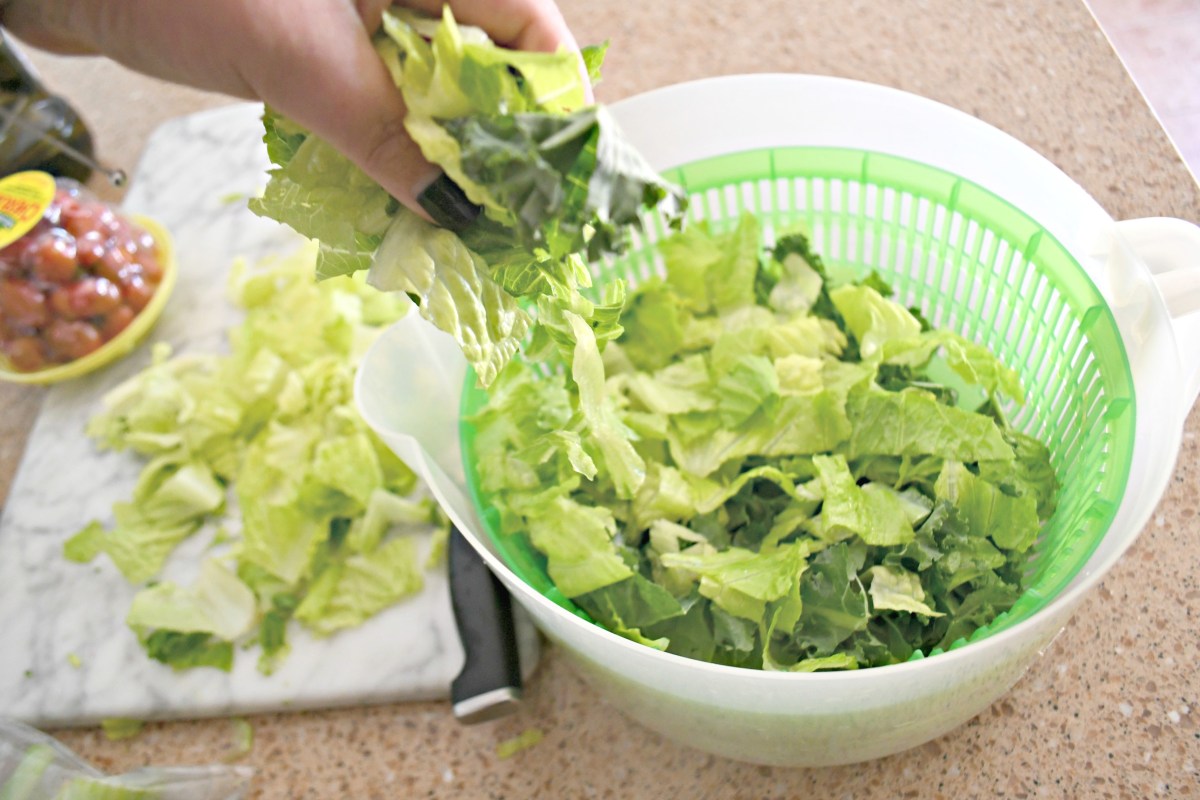 Weekly Sunday Salad Prep and my favorite dressing recipe &ndash; salad spinner