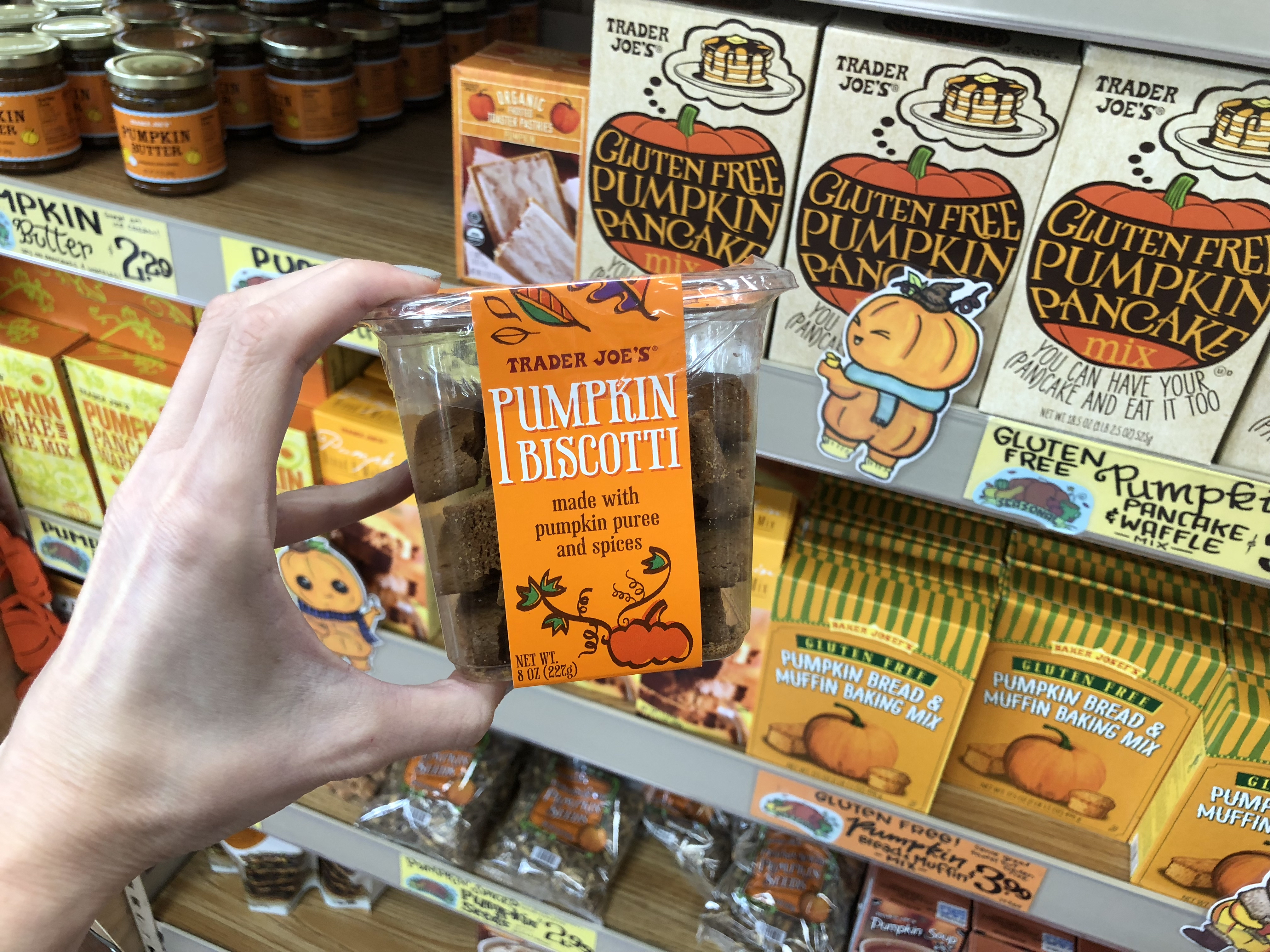 Deals on Trader Joe's Pumpkin items &ndash; Pumpkin Biscotti at Trader Joe's