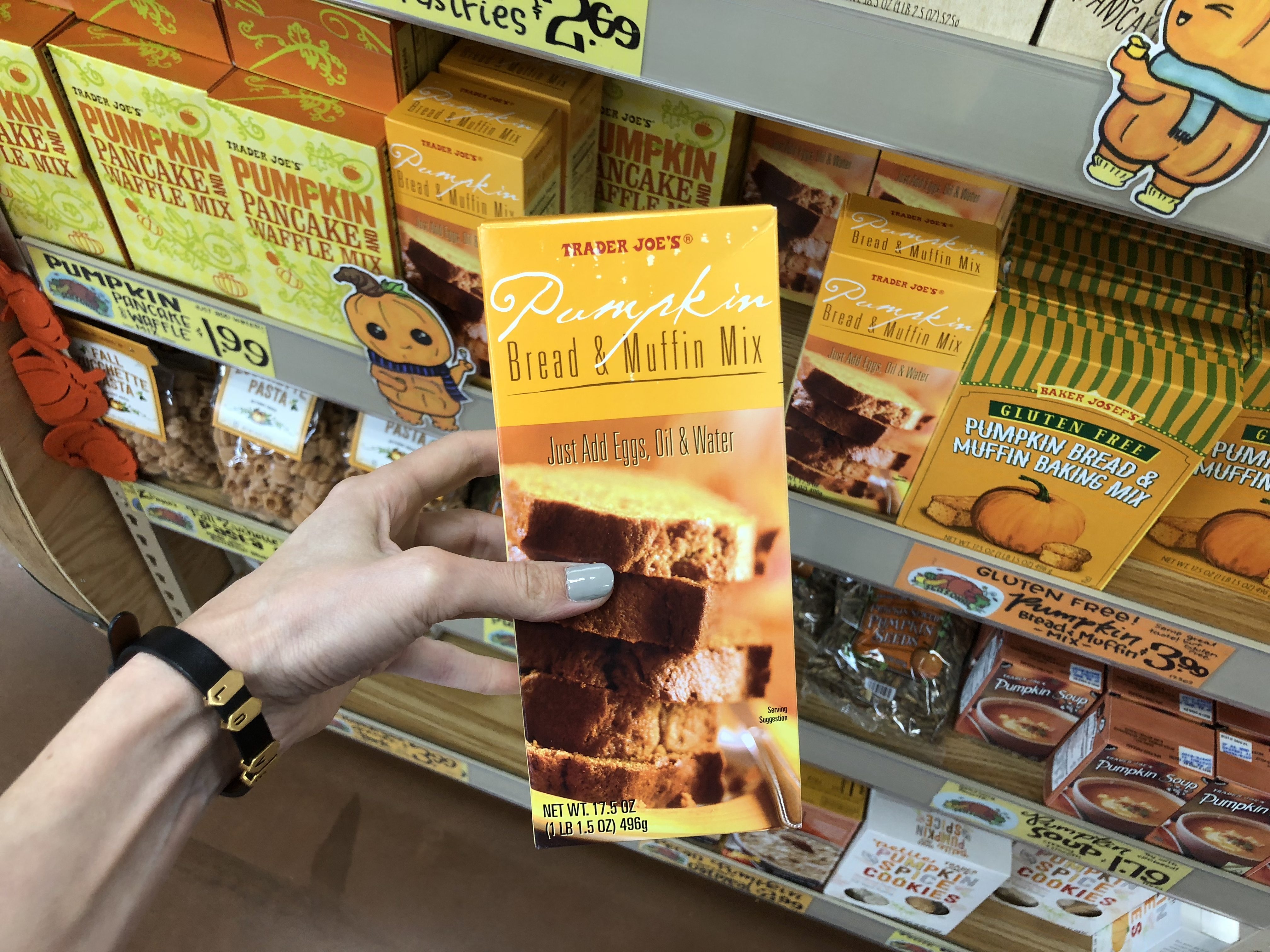 Deals on Trader Joe's Pumpkin items &ndash; Pumpkin bread mix at Trader Joe's