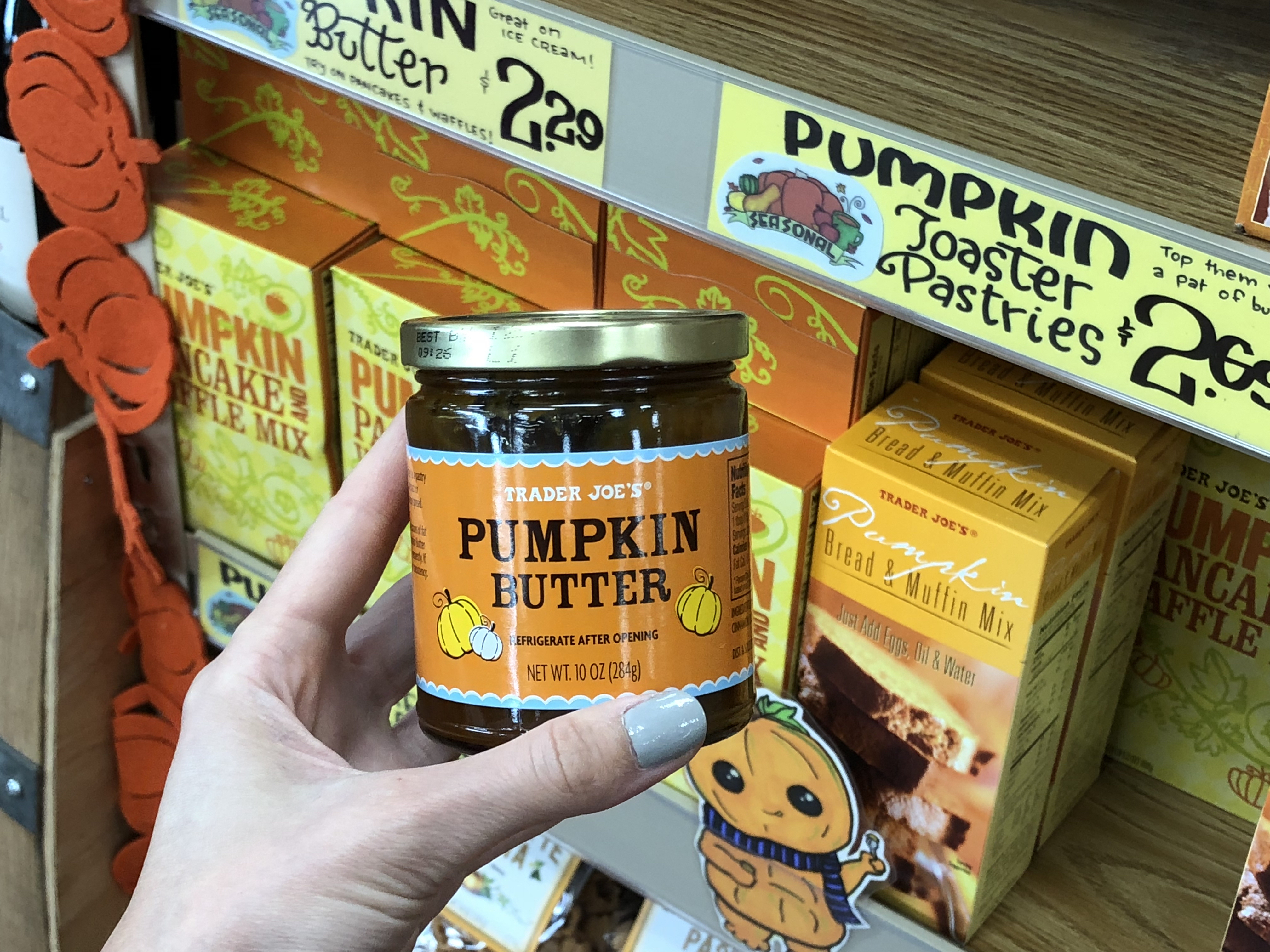 Deals on Trader Joe's Pumpkin items &ndash; Pumpkin Butter at Trader Joe's