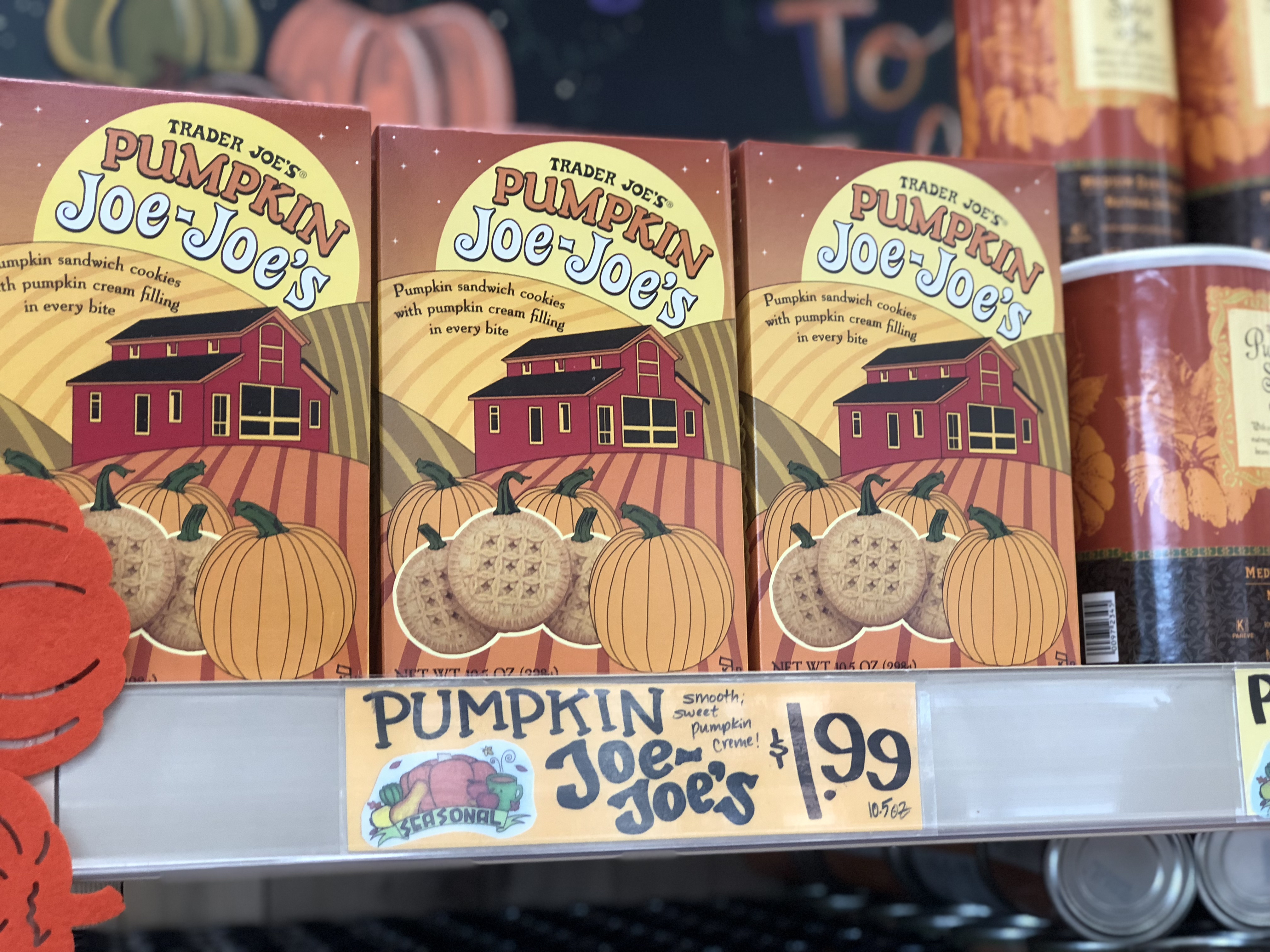 Deals on Trader Joe's Pumpkin items &ndash; Pumpkin Joe-Joe's at Trader Joe's