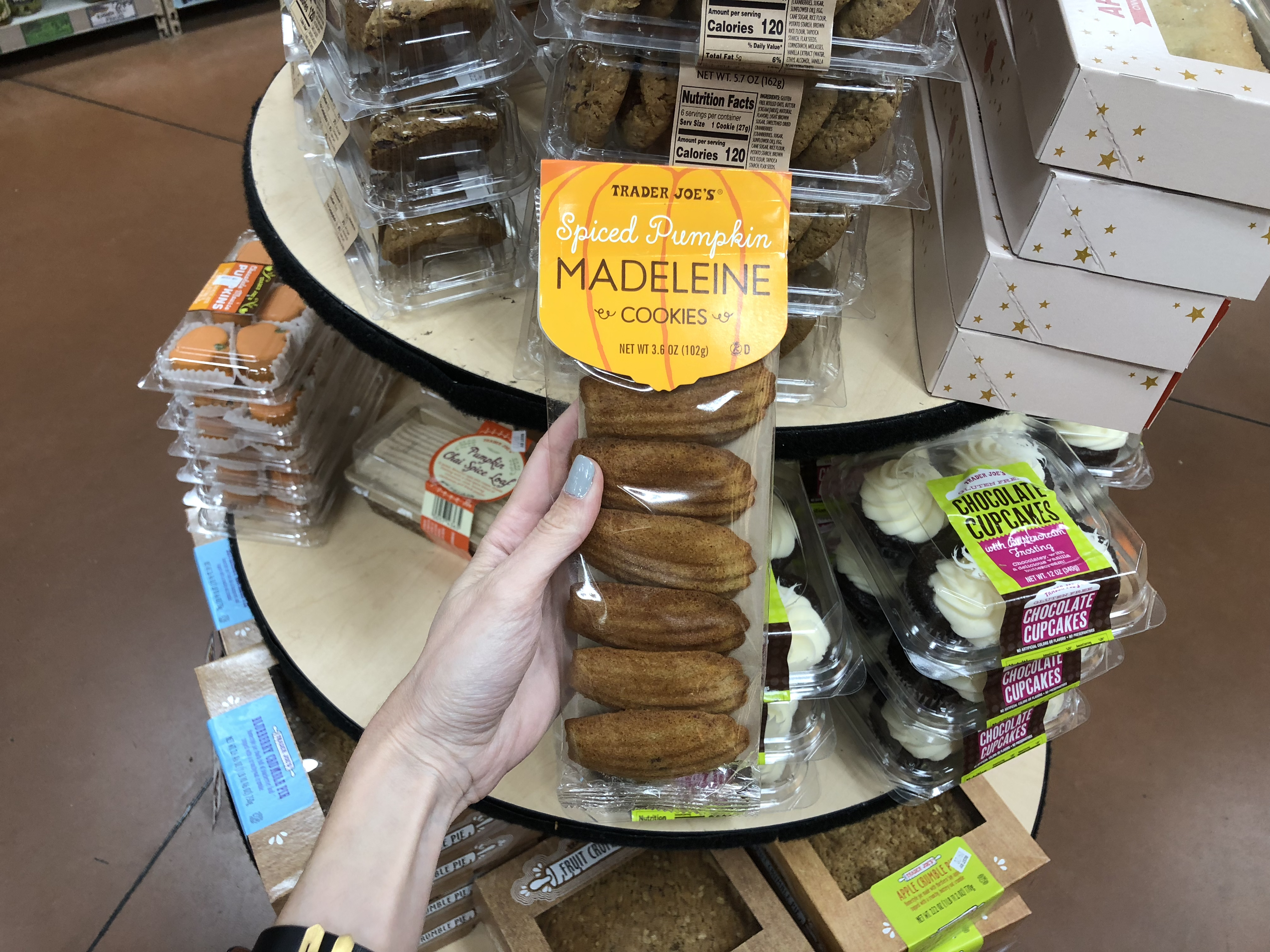Deals on Trader Joe's Pumpkin items &ndash; Pumpkin Madeleine Cookies at Trader Joe's